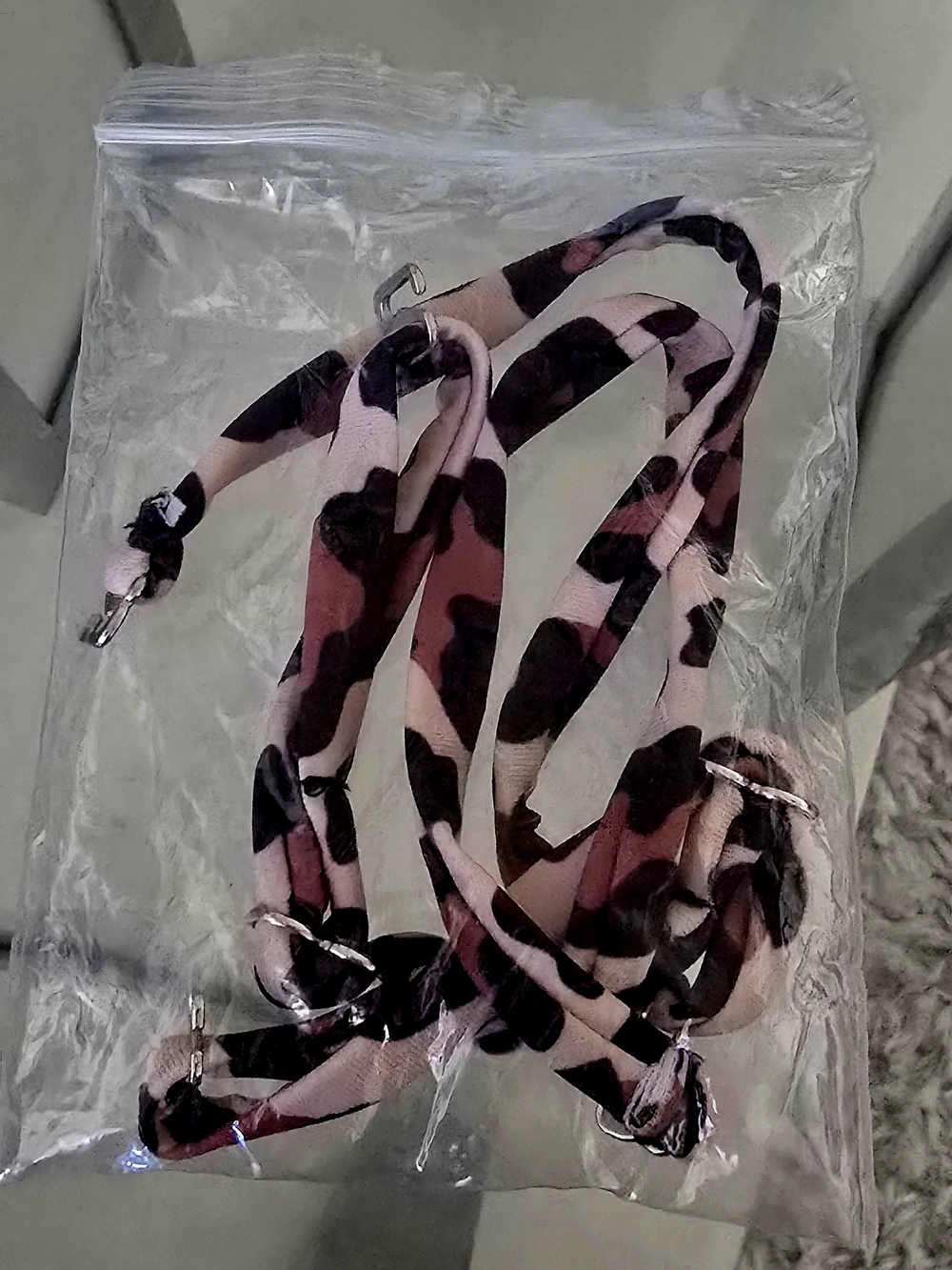 Popvil Tummy Control Leopard Print Swimsuit with Neon Trim- Size XL - Picture 5 of 6